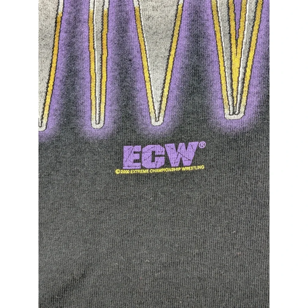 Vintage 2000 ECW Join The Revolution T-Shirt 2X ECF'NW Y2K‎ Wrestling Baggy Tee
